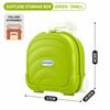 Retractable Handle Mini Suitcase Storage Box Desk Organizer Toy Box  Home Organization