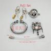 Stainless Steel Open Ended Jewelry with Ring Cage Double Lock for Man Male