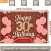 2D plane, 1 piece of pink and brown 30th anniversary diamond balloon cake pattern