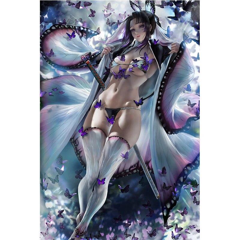 Print Game KDA Ari Evelyn Sexy Anime Girl Art Posters HD Wall Art Canvas Painting for Living Room Home Decor Picture