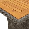Vidaxl 9-Cz. Conjunto de Muebles de Jardín con Cojines, Gris, Ratán PE