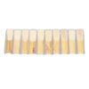 10PCS Tenor Saxophone Reeds 2.5 Strength Bb Key Reeds Replacement for Beginners and Performers 7.9x1.7x0.4cm