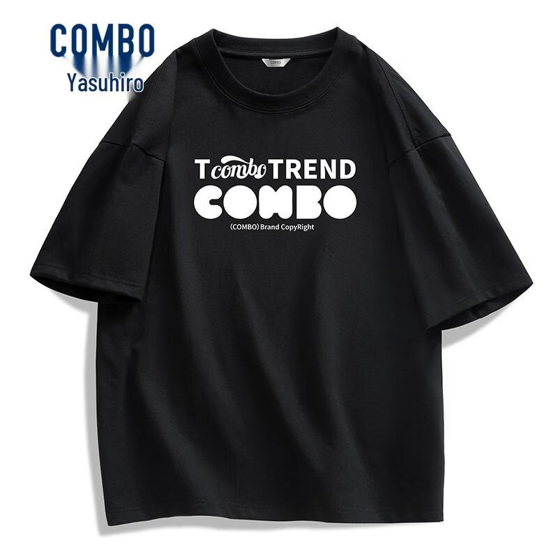 Kangbo Men s 100% Cotton Casual Loose Short Sleeve T-Shirt 185