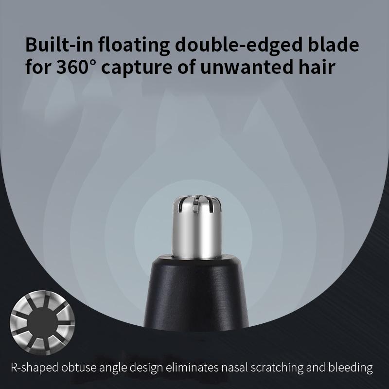 Tragbarer Trockenbatterie-Nasen-Ohr-Haarschneider, sauberes Rasierer-Entfernungs-Rasierwerkzeug für das Gesicht