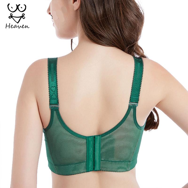 Women Bra with Padded Lace Push Up Bras for Ladies Back Soft Brassiere