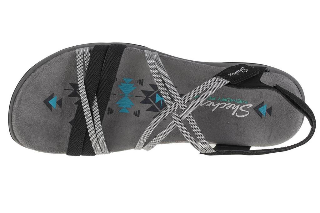 Skechers Reggae Slim–Takes Two, Womens black Sandals