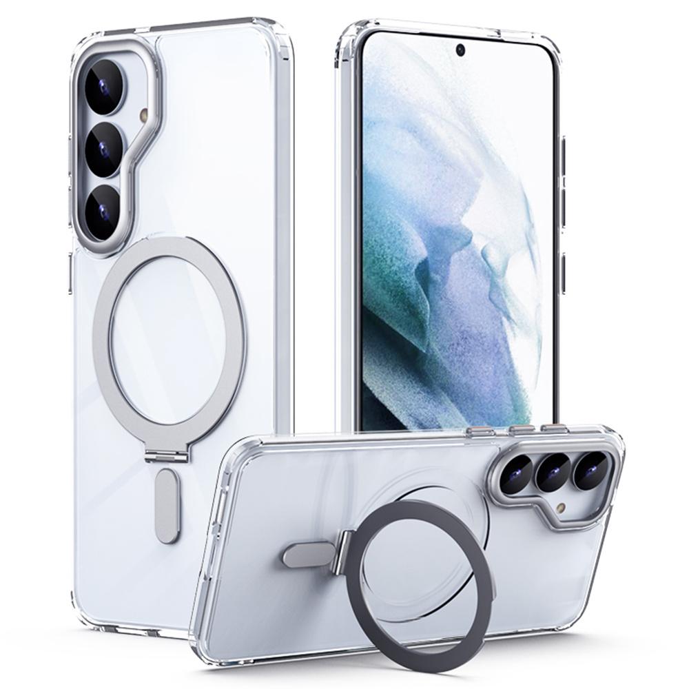 For Samsung Galaxy S25+ Case Compatible with MagSafe TPU+Acrylic Kickstand Phone Cover