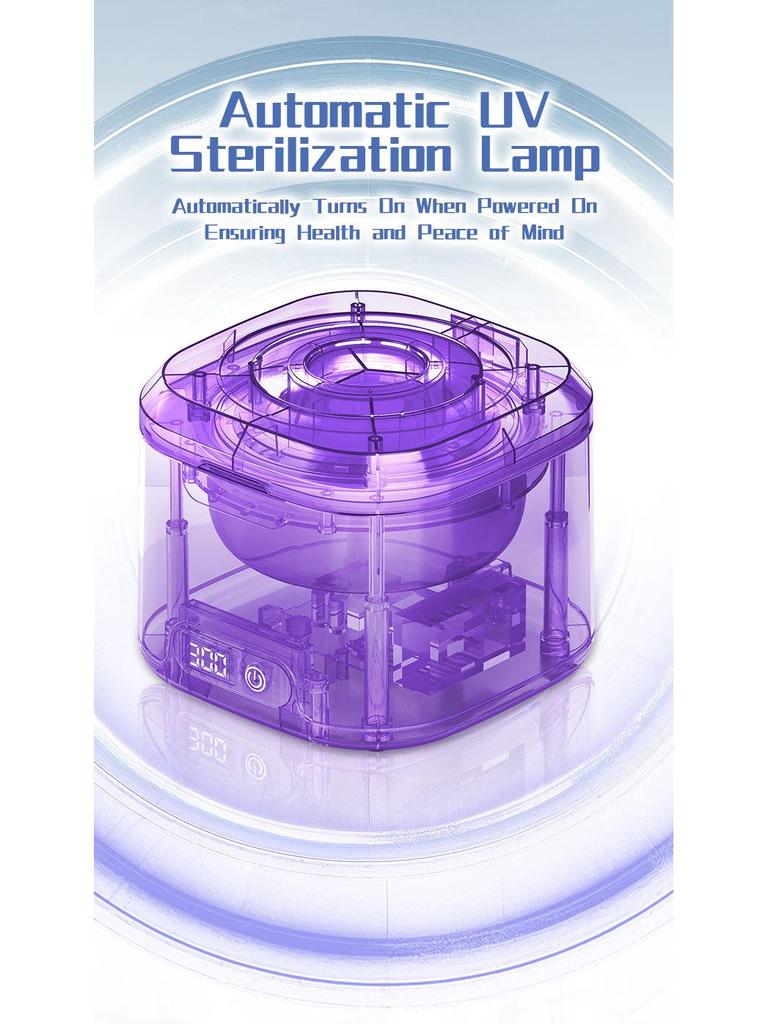 Ultrasonic UV Denture & Jewelry Cleaner for Household Use