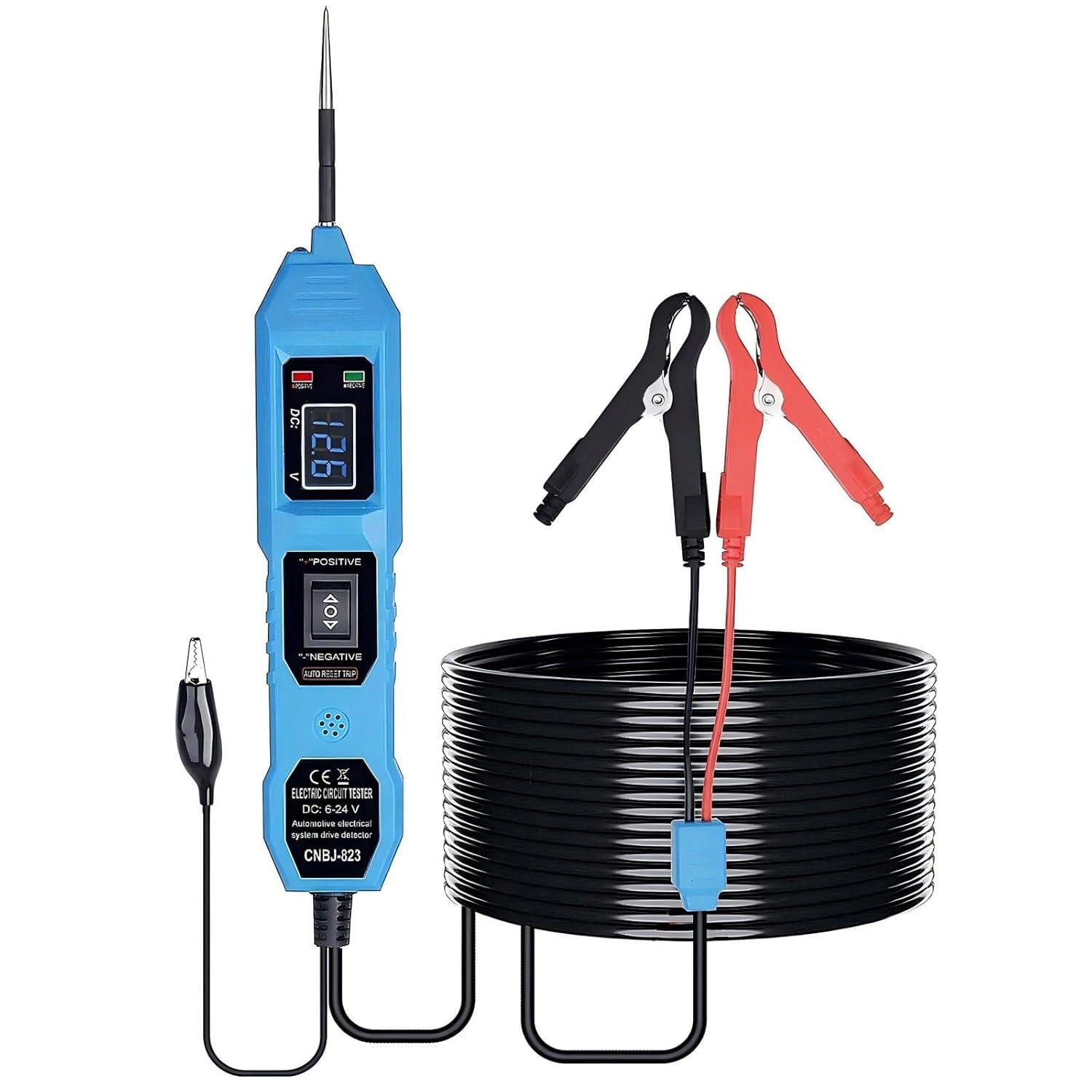 

Новейший тестер электрических цепей CNBJ-823 Тестер электрической системы автомобиля с выключателем питания Инструмент для диагностики автомобиля