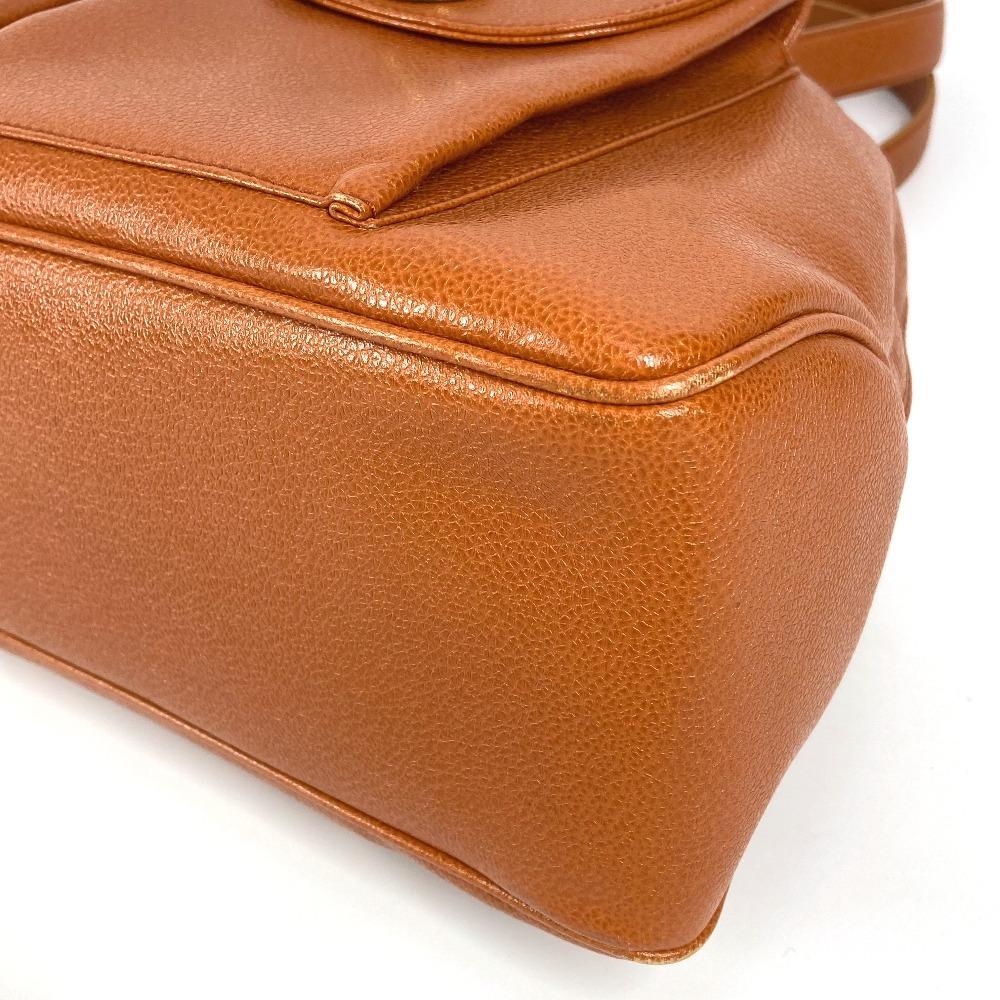 BVLGARI Bvlgari Bvlgari logo Hand Bag Shoulder Bag Leather Brown