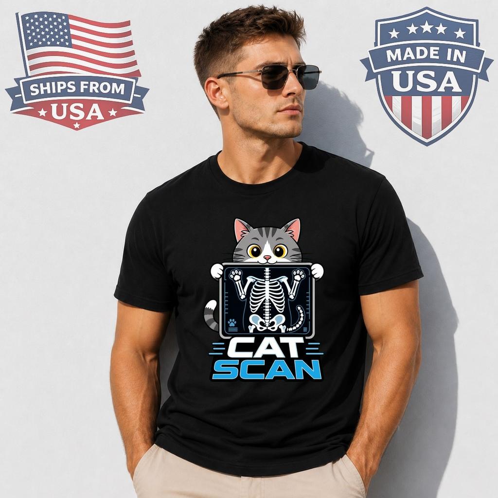 Cat Scan Graphic T-Shirt
