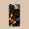 Musical Note Staff Mobile Phone Case for Samsung Galaxy S26 S25 S24 S23 S22 S21 S20 Note20 Plus FE Ultra Glass Colorful Cover