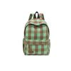 Schoolbag retro plaid backpack college student casual backpack women's plaid backpack student schoolbag large capacity backpack