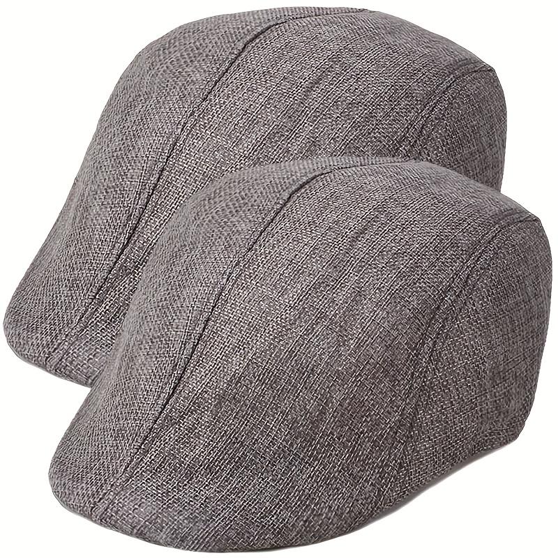 Retro Solid Color Newsboy Cap, Women'S Spring Summer Outdoor Sports Riding Travel Literary Painter Hat