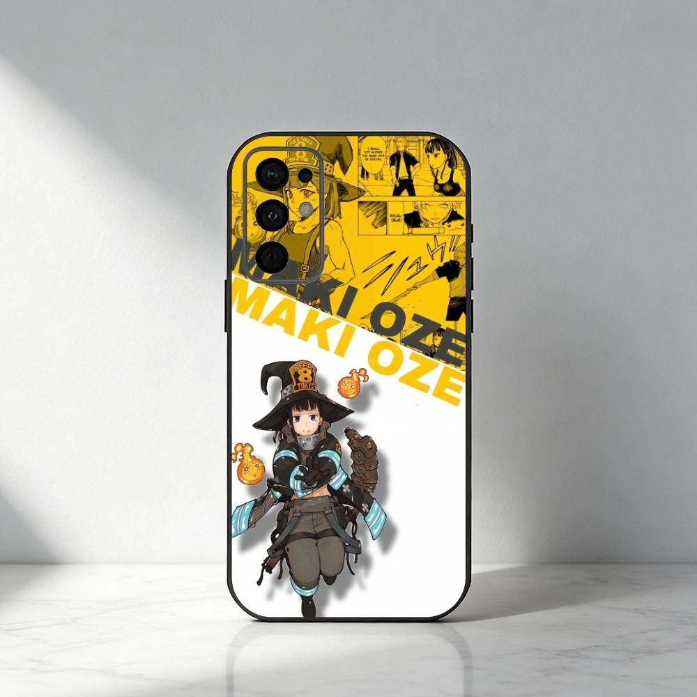 

F-Fire F-Force Phone Case For Samsung S25,S24,S21,S22,S23,S30,Ultra,S20,Plus,Fe,Note,5G Black Cover Samsung S30plus5G
