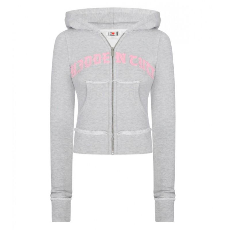 Tuta Streetwear Y2K Set Donna Felpa con Cappuccio Pantaloni della Tuta Stile Hip Hop Outfit Sportivo Casual