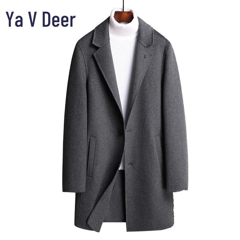 Yalu Men's Double-sided Wool Overcoat YDYDPG2266