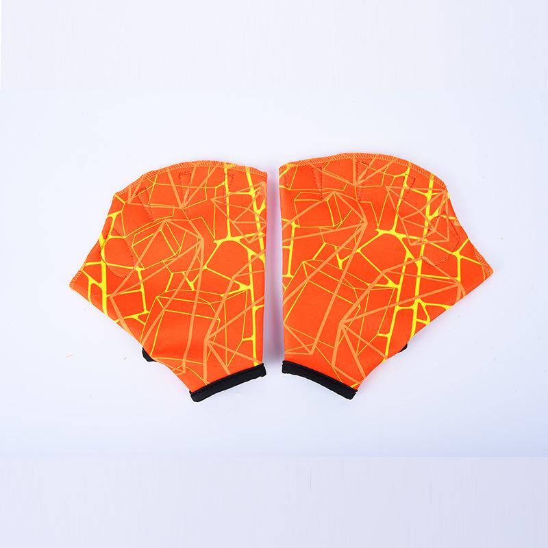 Duck Webbed Fingerless Swimming Gloves - Hand Protection for Paddling & Training