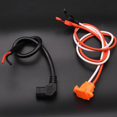 Accessories for 48V Scooter Bike Parts Battery Connector Plug with 12AWG Cable Charging Socket