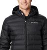 Jacke Columbia Herren Lake 22 Daunen Kapuze schwarz