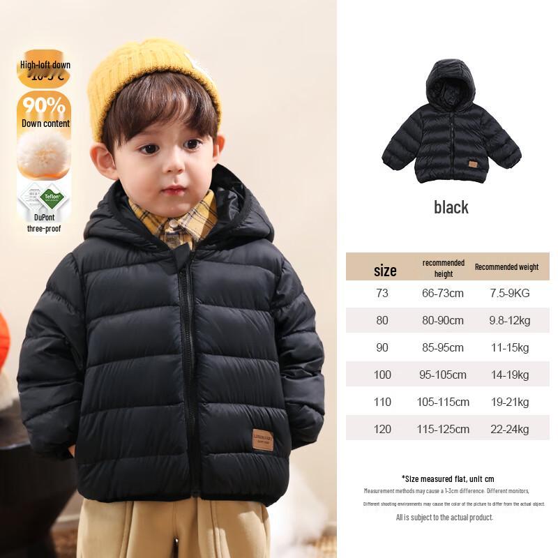 LUSON Baby Boys' Lightweight Winter Down Jacket