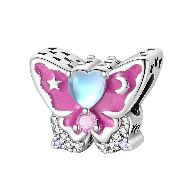 Copper Colorful Butterfly Series Fit Diy Charms Beads Necklace Making Gift Of High Quality Fine Jewelry For Womens