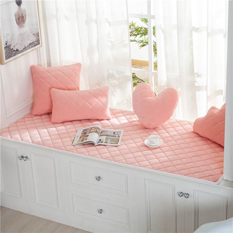 

Оконная подушка, подушка на выступ, четыре сезона, универсальная утолщенная губка для спальни, балкона, простой нескользящий коврик татами 60*150