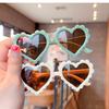 New Children Love Sunglasses Fashion Baby Sun Glasses Cute Girl Alien Peach Heart Decorative Glasses Uv400