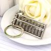 Creative 8 Rows Metal Ancient Simulation Calculator Tool Model Shape Keychain Keyring Keyfob Gift