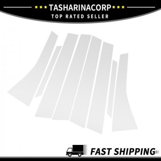 8 шт. Накладки на стойки дверей и окон для Honda Stream RN6-RN9 07-14 Серебристый тон