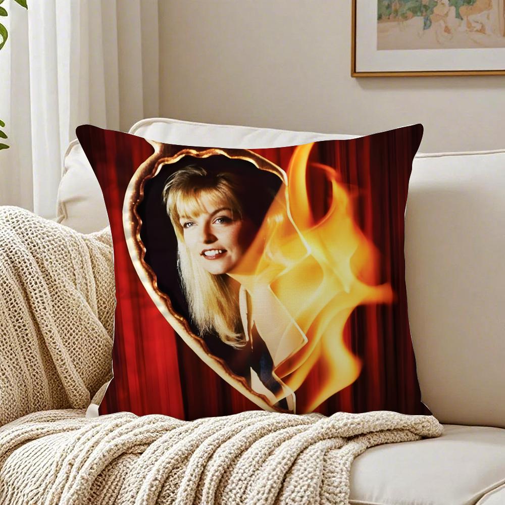 Movie Mystery TTwin Peaks FFire Walk with Me Cushion Cover Pillowcase Antidustmite Living Room Sofa Decor Cushion Room