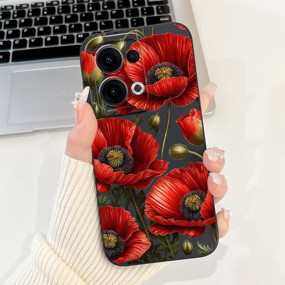 For Oppo Reno 13 Pro 5G Case CPH2697 Luxury Fashion Candy Painted Cover Soft TPU Phone Case For Oppo Reno 13 Reno13 Pro 5G Shell