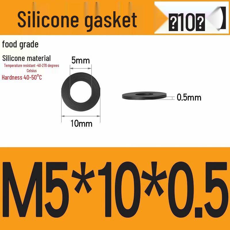 Silicone High-Temp Waterproof Gasket & Shock Absorbing Seal Pad