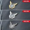 Piaggio motorcycle electric car all-metal decorative sticker 3D three-dimensional modified shield logo front windshield side logo badge
