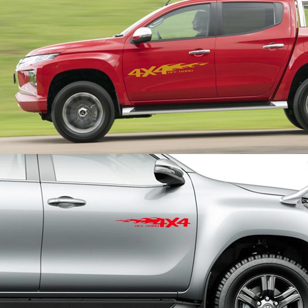 Car 4X4 Off Road Sticker Pickup Graphics Decor Decal For Ford Ranger F150 Nissan Navara Mitsubishi L200 Triton Dodge RAM 1500