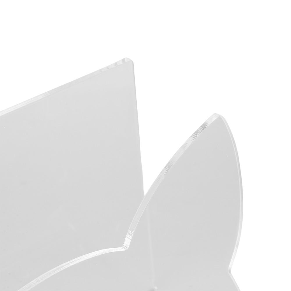 Clear Letter Organizer Acrylic Envelope Storage Sorter For Office Desk Home Countertop