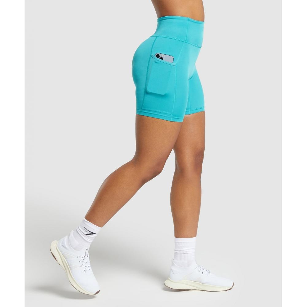 

GYMSHARK Шорты с карманами Искусственный бирюзовый B4A8W TBNF XXS