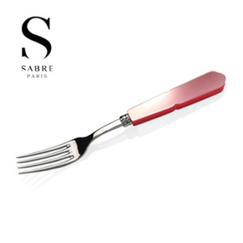 [Sabre Paris] Gustave Dinner Fork 20.8cm (Rose Pink)