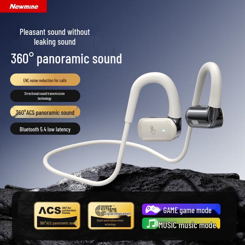 

Newman HM-50 Open-Ear Neckband Bluetooth Sport Headphones