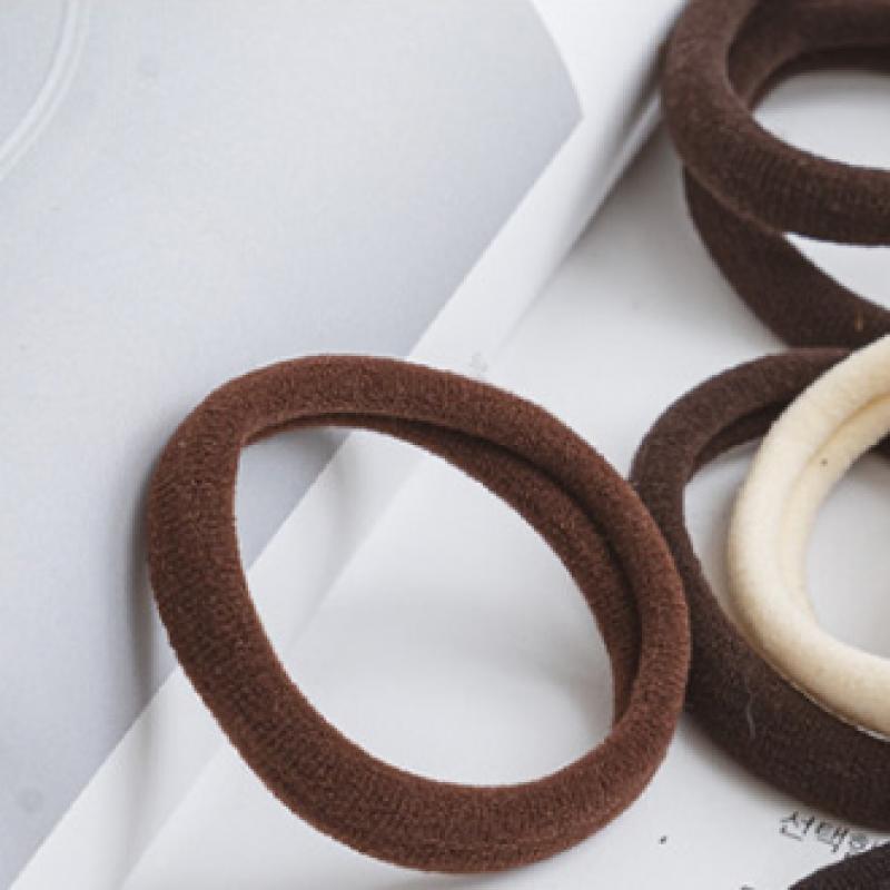 Daiso Chubby Hair Tie 10 Pack Blend