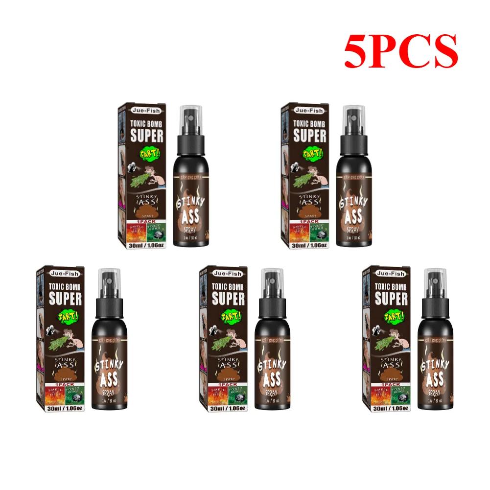 30ML Liquid Fart Spray Can Stink Bomb Ass-Smelly Stinky Gas Crap Gag Prank Non Toxic Smells Novelties Toy Joke Party Supplies