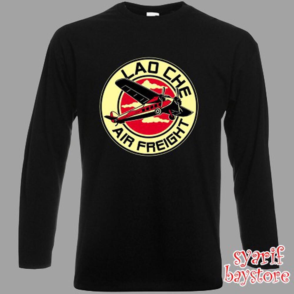 Lao Che Air Freight Classic Airlines Men#039;s Black Size S to 2XL Unisex T-Shirt L
