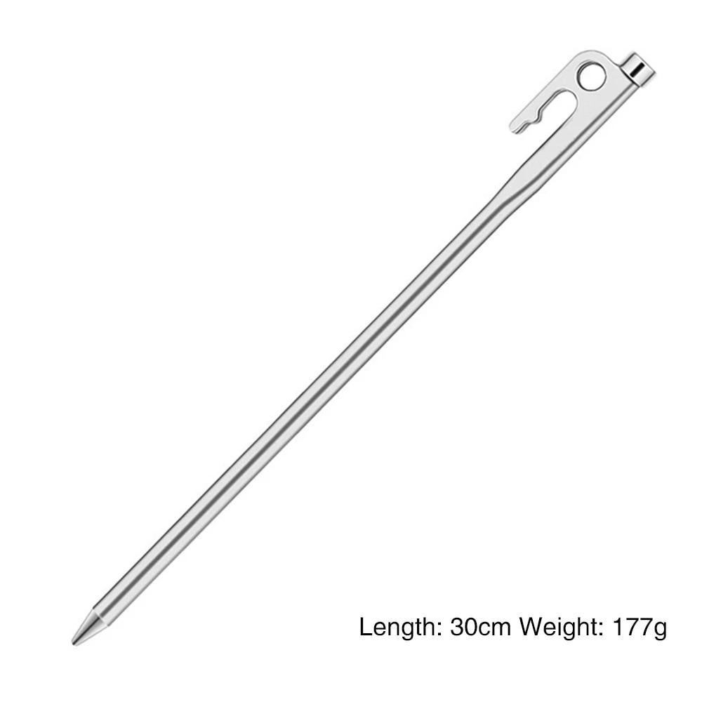 4 упаковки гвоздей для уличной палатки из нержавеющей стали 420, гвозди для кемпинга, противопадающие гвозди для палатки