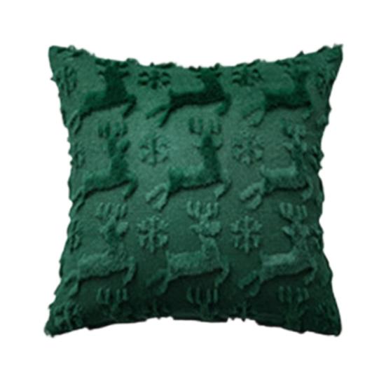 Christmas Throw Pillow Cover Xmas Tree Pillowcases Soft Plush Cushion Covers with Hidden Zipper Closure Winter Home Decor