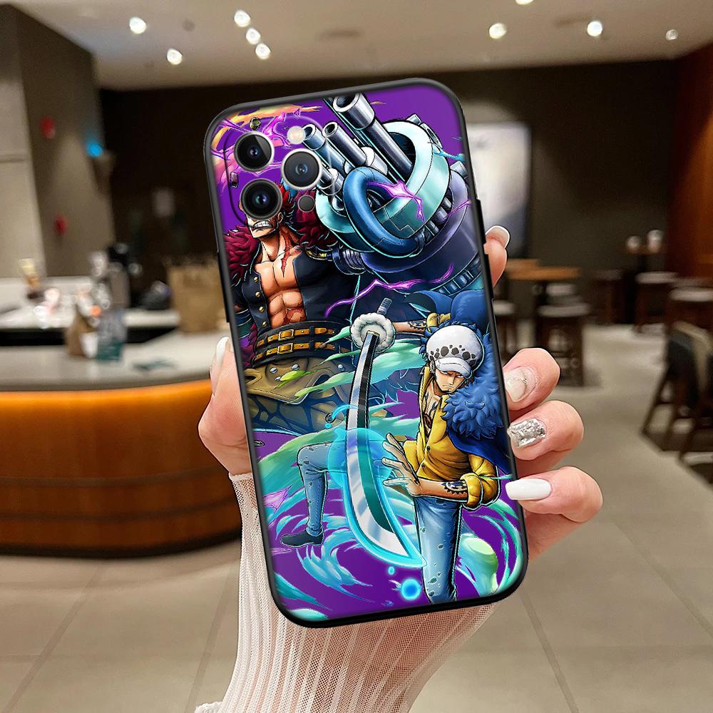 One Piece Law New High-End Shell Phone Case for iPhone 16 15 14 13 12 Pro Max Plus Mini