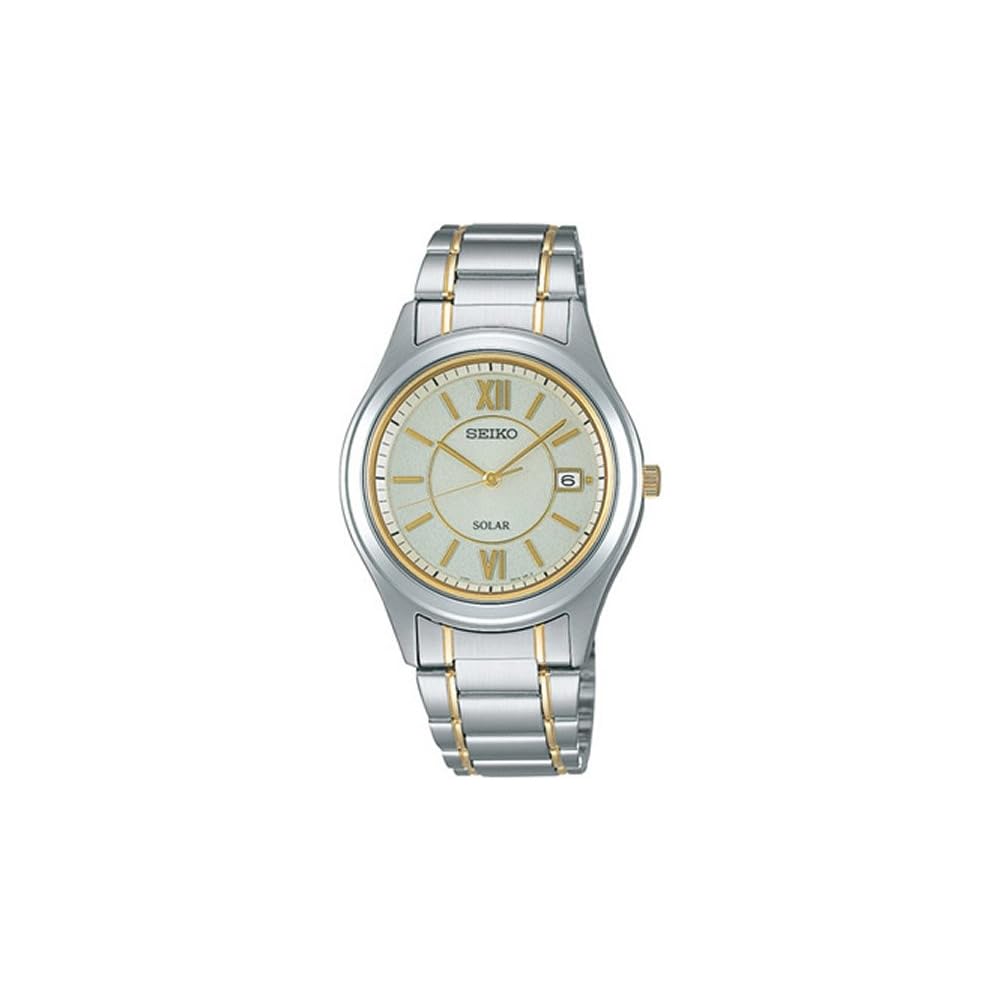 Seiko Spirit SBPN065 Solar Men s Watch Stainless Steel Black Dial 100m Water Resistant