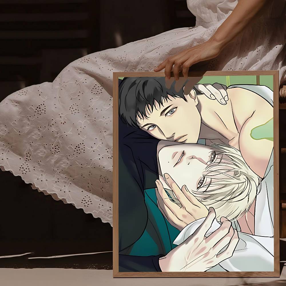 Backlight Bl Anime Movie Sticky Posters Retro Kraft Paper Sticker Diy Room Bar Cafe Aesthetic Art Wall Painting