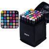 24 stuks tot 120 stuks Ergonomische Kunst Markers Set Dubbele Punt-36 kleuren