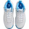 Air Jordan 12 Retro GS Melo 2025 Kids Sneakers White University-Blue Metallic-Silver 153265-112