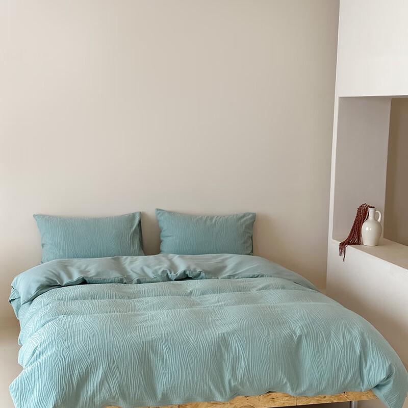 

COMOLIVING 100% Cotton Jacquard Tree Pattern Bedding Set